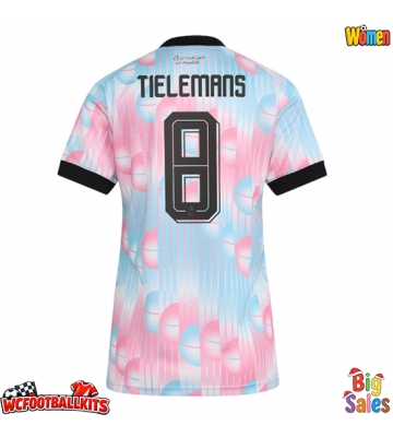 Belgium Youri Tielemans #8 Replica Away Stadium Shirt for Women World Cup 2026 Short Sleeve
